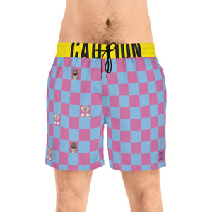 Cloudy Garden Shorts Checkered Shorts