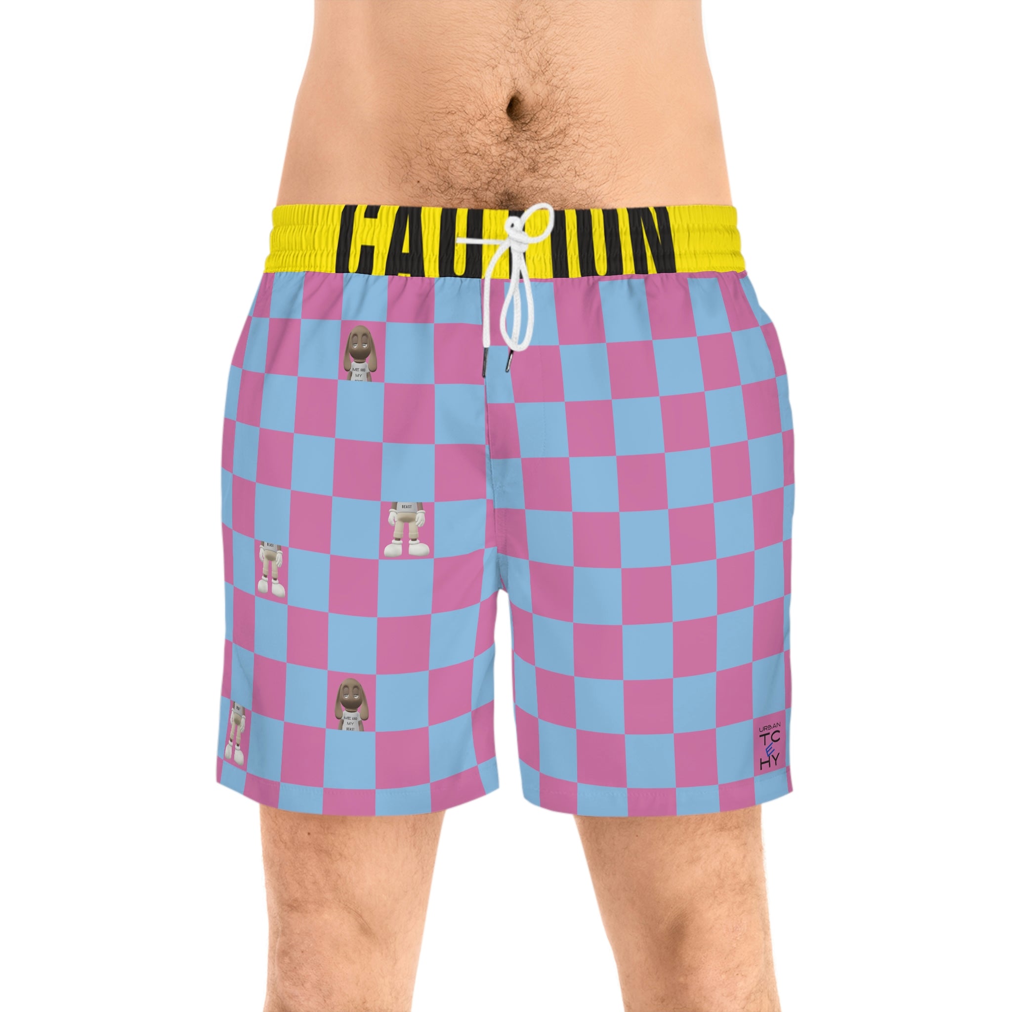 Cloudy Garden Shorts Checkered Shorts