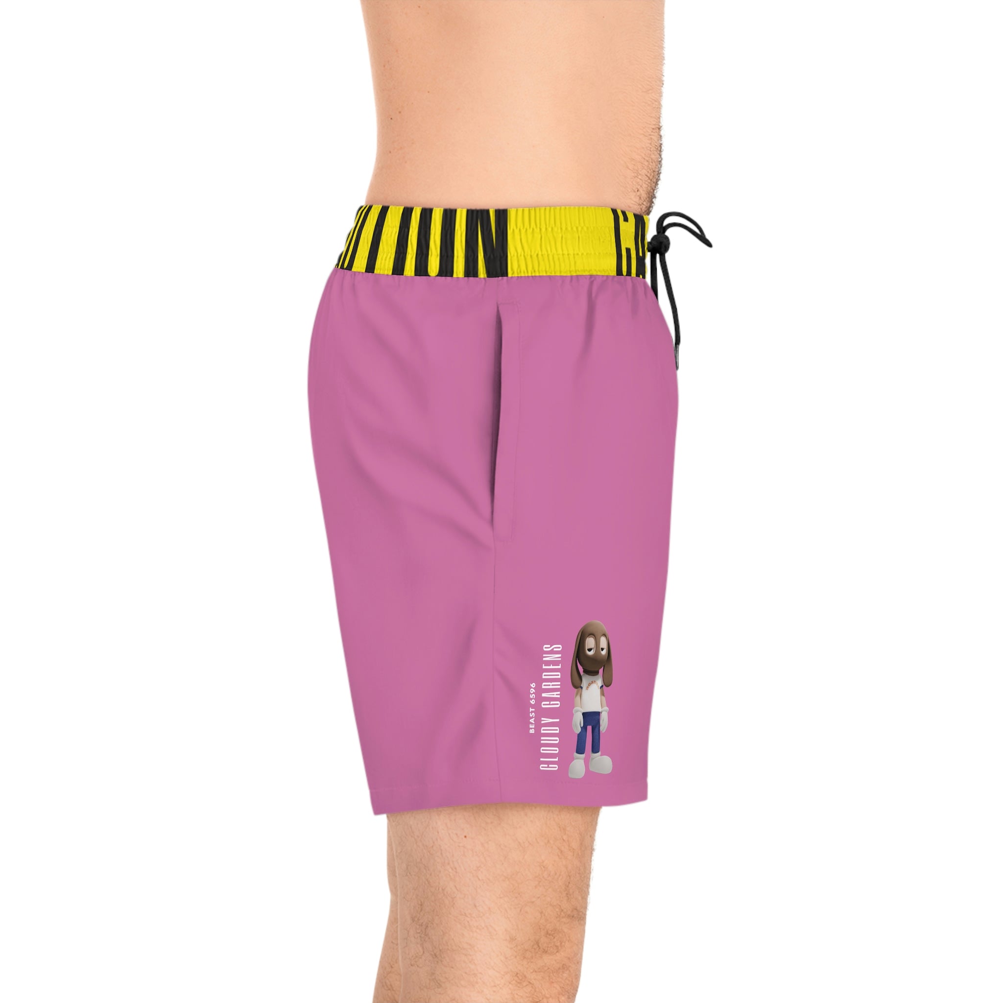 Cloudy Garden Shorts "Think Pink"