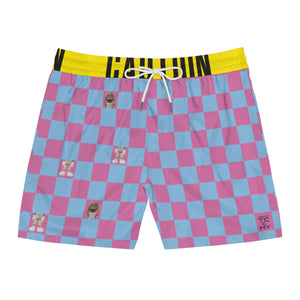 Cloudy Garden Shorts Checkered Shorts